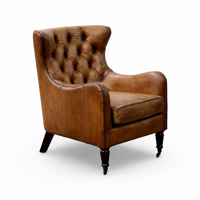 GJ Styles - Wrexham Club Chair In Antique Buffalo - RA111 - GreatFurnitureDeal