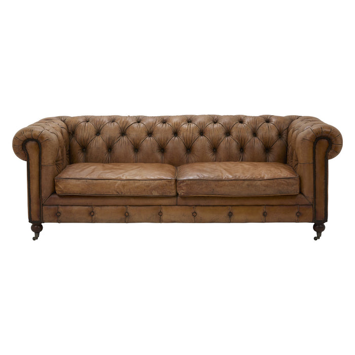 GJ Styles - Newport Chesterfield Sofa In Antiqued Buffalo - RA112 - GreatFurnitureDeal