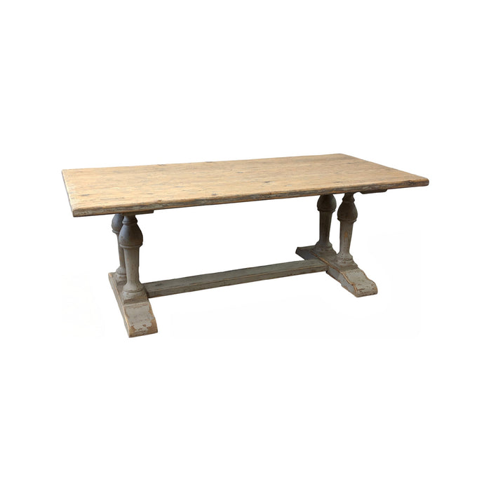 GJ Styles - Rustic Dining Table With Pine Top - RA115 - GreatFurnitureDeal
