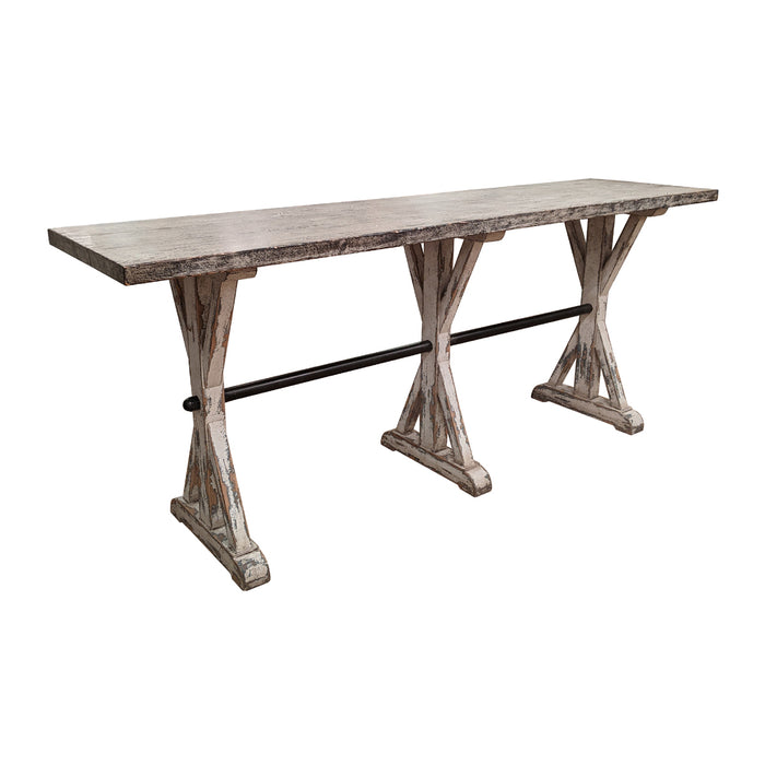 GJ Styles - Distressed Bar Height Table - RA119 - GreatFurnitureDeal