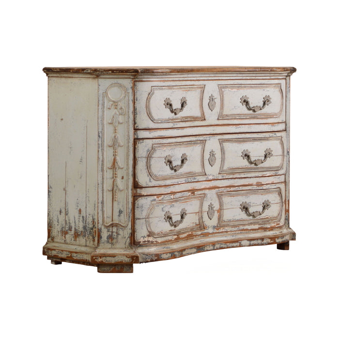 GJ Styles - Antique Chest In Distressed Walnut - RA131 - GreatFurnitureDeal