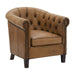 GJ Styles - Burton Tufted Club Chair Antique Buffalo - RA132 - GreatFurnitureDeal