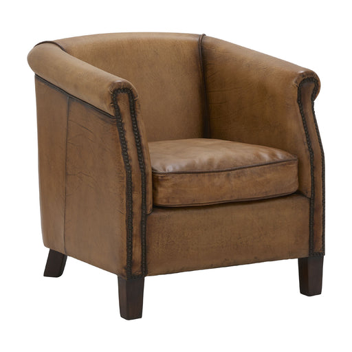 GJ Styles - Bourgogne Armchair In Antiqued Buffalo - RA16 - GreatFurnitureDeal