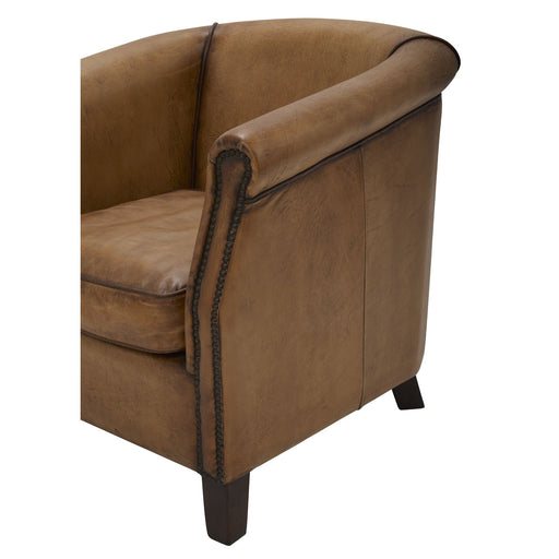 GJ Styles - Bourgogne Armchair In Antiqued Buffalo - RA16 - GreatFurnitureDeal