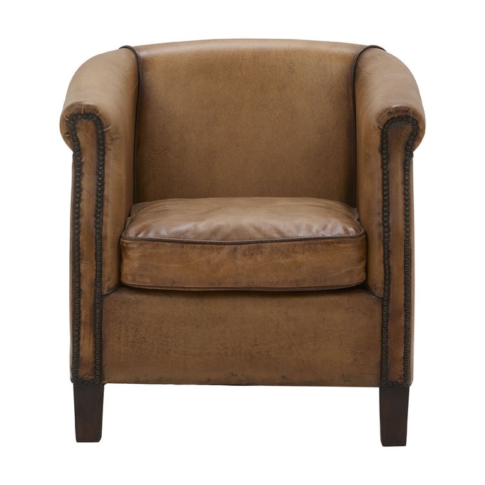 GJ Styles - Bourgogne Armchair In Antiqued Buffalo - RA16 - GreatFurnitureDeal