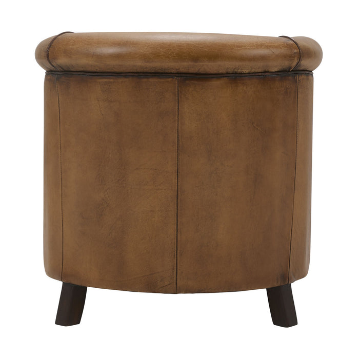 GJ Styles - Bourgogne Armchair In Antiqued Buffalo - RA16 - GreatFurnitureDeal