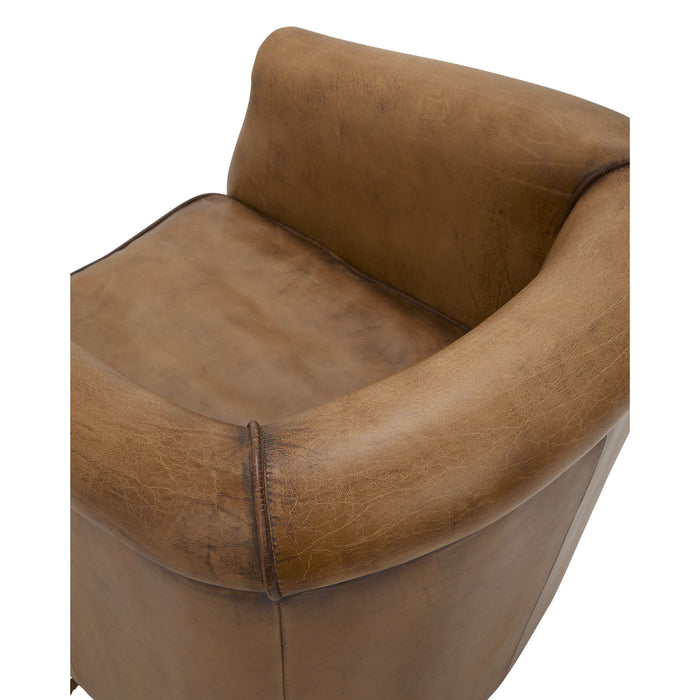 GJ Styles - Bourgogne Armchair In Antiqued Buffalo - RA16 - GreatFurnitureDeal