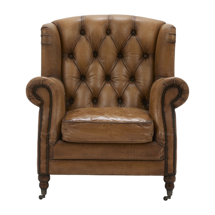 GJ Styles - Florence Armchair In Antiqued Buffalo - RA19 - GreatFurnitureDeal