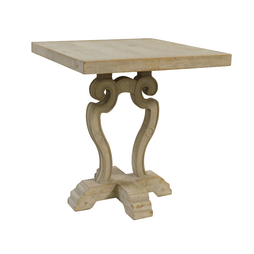 GJ Styles - Side Table with Carved Harp Base - RA23 - GreatFurnitureDeal