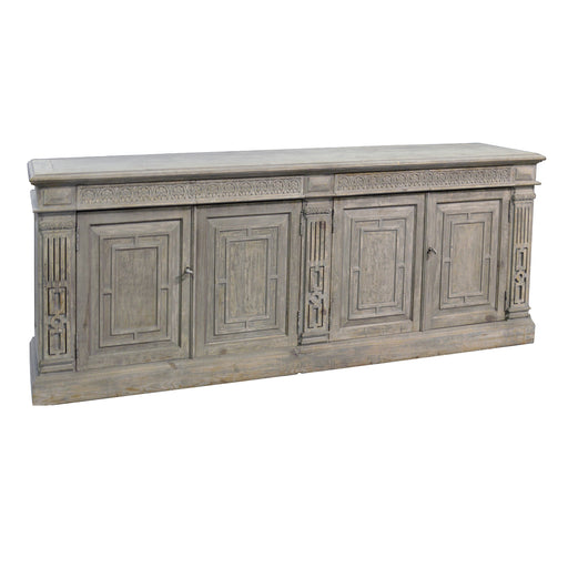 GJ Styles - Carved 4 Door 4 Drawer Sideboard - RA28 - GreatFurnitureDeal