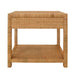 Worlds Away - Reed One Drawer End Table In Rattan - REED - GreatFurnitureDeal