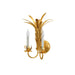Worlds Away - Reseda Palm Two Arm Tole Wall Sconce In Gold Leaf - RESEDA G - GreatFurnitureDeal
