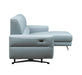 ESF Furniture - RG19141A Sectional Sofa w/ Recliner in Blue - RG19141A-SEC-BLUE - GreatFurnitureDeal