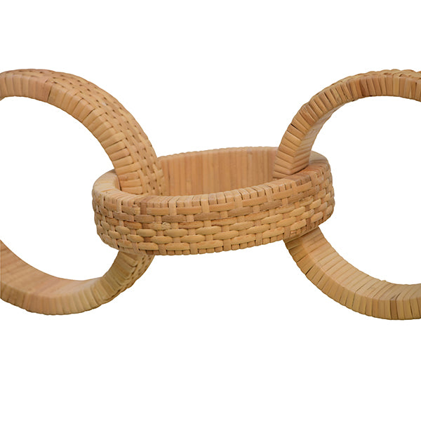 Worlds Away - Round Natural Rattan Decorative Chain - RINGLO - GreatFurnitureDeal