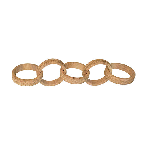 Worlds Away - Round Natural Rattan Decorative Chain - RINGLO - GreatFurnitureDeal