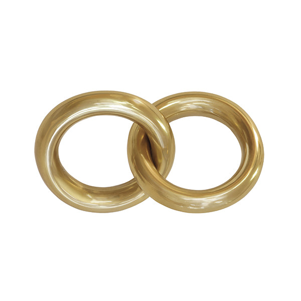 Worlds Away - Circle Link Object In Shiny Brass Finish - RINGS - GreatFurnitureDeal