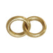 Worlds Away - Circle Link Object In Shiny Brass Finish - RINGS - GreatFurnitureDeal