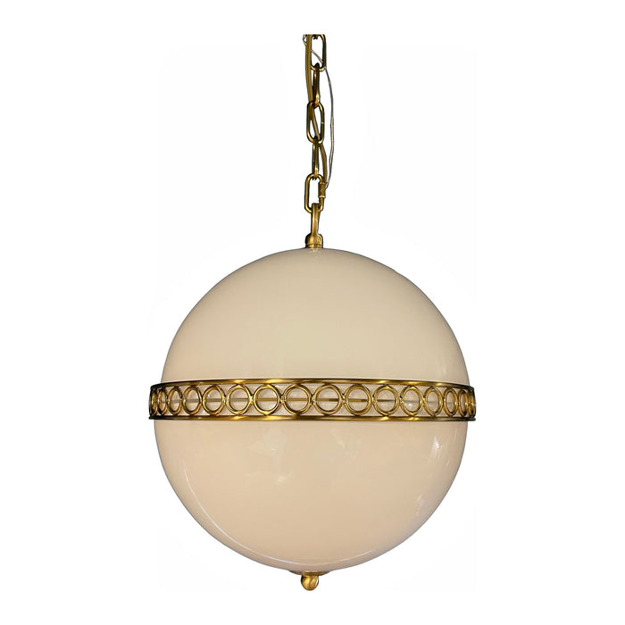 GJ Styles - Marlow Chandelier in Brass - RL100 - GreatFurnitureDeal