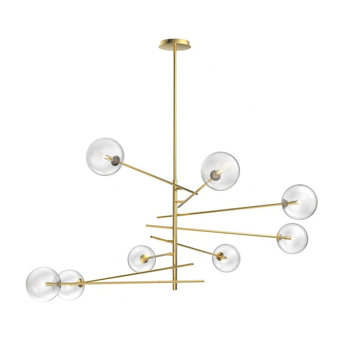 GJ Styles - Barely Chandelier in Brass - RL105 - GreatFurnitureDeal