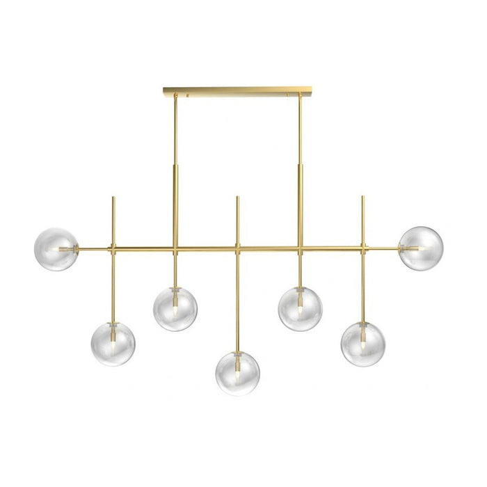 GJ Styles - Beech Grove Chandelier in Brass - RL106 - GreatFurnitureDeal