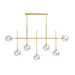 GJ Styles - Beech Grove Chandelier in Brass - RL106 - GreatFurnitureDeal