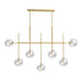 GJ Styles - Brunel Chandelier in Brass - RL107 - GreatFurnitureDeal