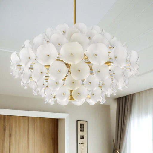 GJ Styles - Newman Chandelier in Brass - RL119 - GreatFurnitureDeal