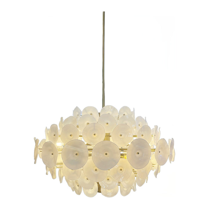 GJ Styles - Newman Chandelier in Brass - RL119 - GreatFurnitureDeal