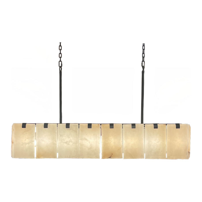 GJ Styles - Pinsley Chandelier in Old Bronze - RL121