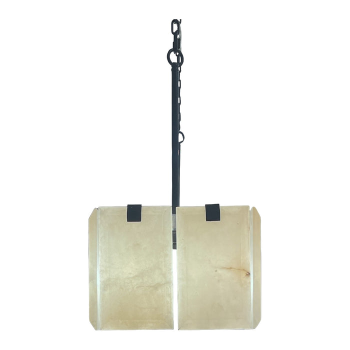 GJ Styles - Pinsley Chandelier in Old Bronze - RL121