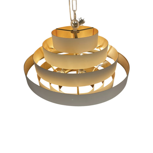 GJ Styles - Wynyard Chandelier in White - RL132 - GreatFurnitureDeal