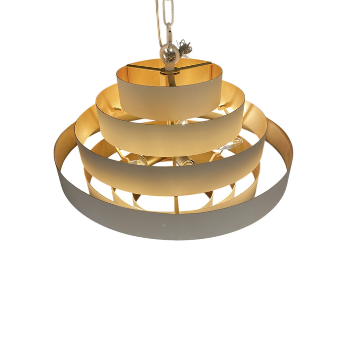 GJ Styles - Wynyard Chandelier in White - RL132 - GreatFurnitureDeal