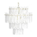 GJ Styles - Bargates Chandelier in Brass - RL89 - GreatFurnitureDeal