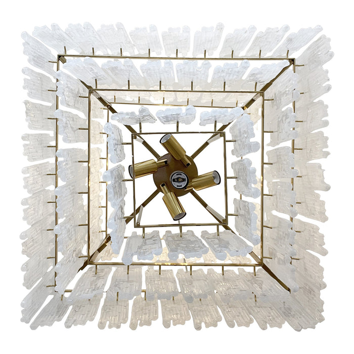 GJ Styles - Lacy Chandelier in Brass - RL90 - GreatFurnitureDeal