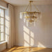 GJ Styles - Westgate Chandelier in Gold - RL91 - GreatFurnitureDeal