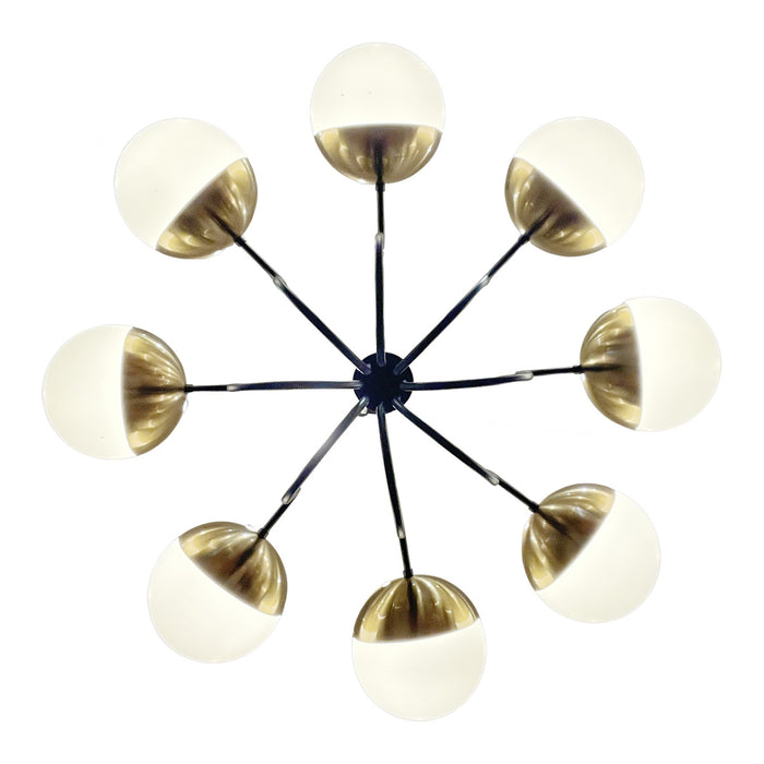 GJ Styles - Lugg Chandelier in Black - RL92 - GreatFurnitureDeal