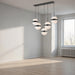 GJ Styles - Westcroft Chandelier in Matte Black - RL93 - GreatFurnitureDeal