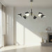 GJ Styles - Middlemarsh Chandelier in Matte Black - RL97 - GreatFurnitureDeal