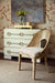 Worlds Away - Roderick Three Drawer Chest With Antique Brass Connected Circle Hardware In Matte Antique White Lacquer - RODERICK AW - GreatFurnitureDeal