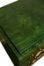 Worlds Away - Roderick Three Drawer Chest With Antique Brass Connected Circle Hardware In Emerald Burl Wood - RODERICK EBW - GreatFurnitureDeal