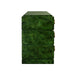 Worlds Away - Roderick Three Drawer Chest With Antique Brass Connected Circle Hardware In Emerald Burl Wood - RODERICK EBW - GreatFurnitureDeal