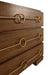 Worlds Away - Roderick Three Drawer Chest With Antique Brass Connected Circle Hardware In Provincial Brown Oak - RODERICK PBO - GreatFurnitureDeal