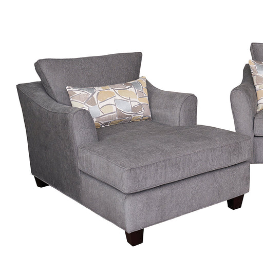 Mariano Italian Leather Furniture - Rowan Arm Chaise in Daydream Seaglass - 5700-24 - GreatFurnitureDeal