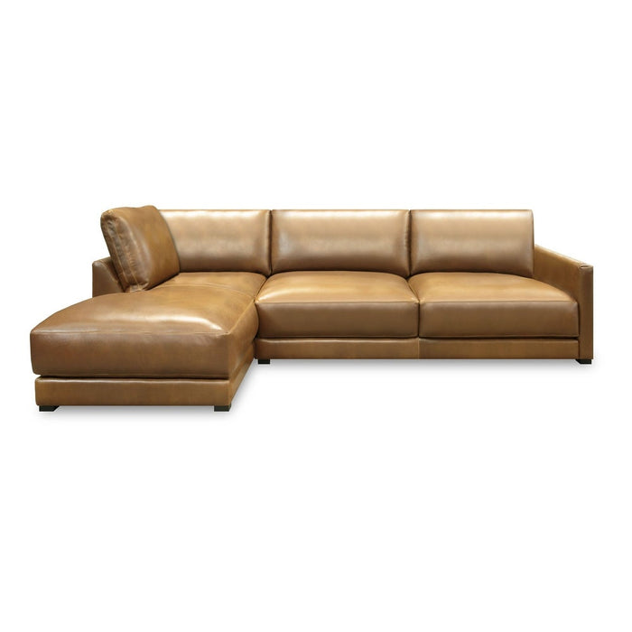 GFD Leather - Raffa Top Grain Leather Sectional Sofa - GTRX14-54+33 - GreatFurnitureDeal