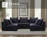 Parker Living - Recess 5 Piece Modular Sectional in Reptile Blue - SREC-PACK5A-RPBL - GreatFurnitureDeal