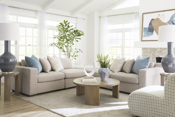 Reese RAF SOFA in Textured Oatmeal - AT10922-TXO - GreatFurnitureDeal