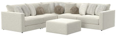 Jackson Furniture - Ritzy 5 Piece Sectional Sofa in Bone/Pearl - 223536-223531-223559-223531-223537 - GreatFurnitureDeal
