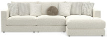 Jackson Furniture - Ritzy 3 Piece Sectional Sofa in Bone/Pearl - 223536-223531-223576 - GreatFurnitureDeal