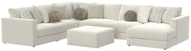 Jackson Furniture - Ritzy 6 Piece Sectional Sofa in Bone/Pearl - 223536-223531-223559-223531-223531-223576 - GreatFurnitureDeal
