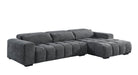 Mariano Furniture - S110 - Sectional with Right Facing Chaise in Dark Gray - BQ-S110 - GreatFurnitureDeal